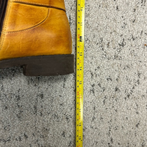 JAFA size 37 EUC near new ultra bright yellow!tan boots- beautiful brand MINT - Picture 11 of 12